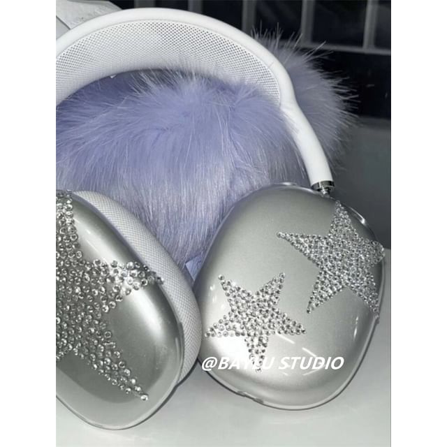Star Rhinestone AirPods Max Earphone Skin / Headband Cover / Earpad Cover / Set
