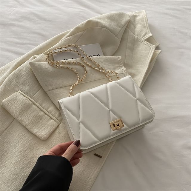 Quilted Flap Shoulder Bag