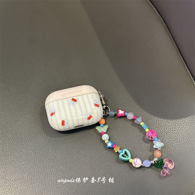 Cherry AirPods / Pro Earphone Case Skin / Strap / Set
