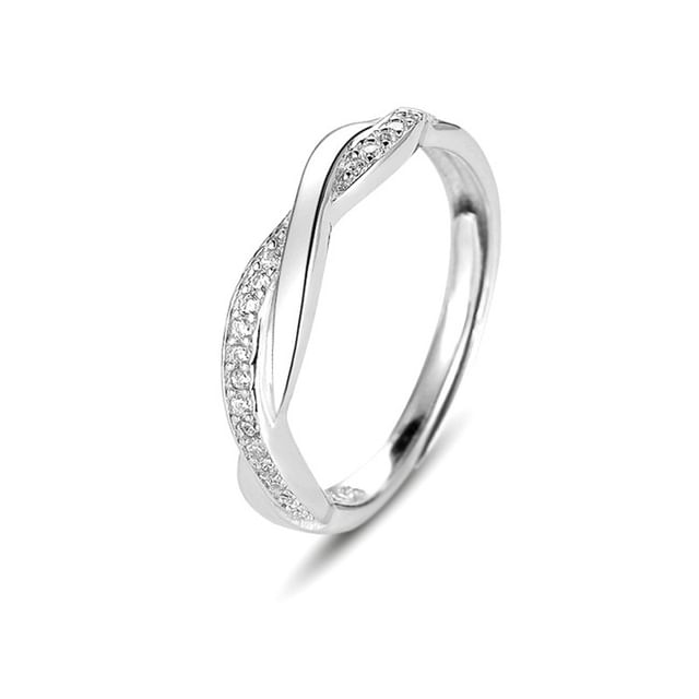 Matching Rhinestone Couple Ring