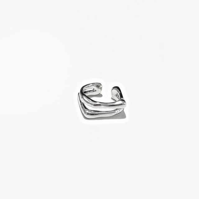 Layered Alloy Ear Cuff Set