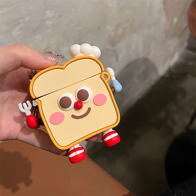 Toast AirPods / Pro Earphone Case Skin / Charm / Set