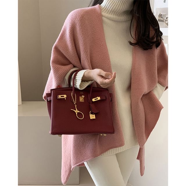 Open Front Cape Plain Cardigan