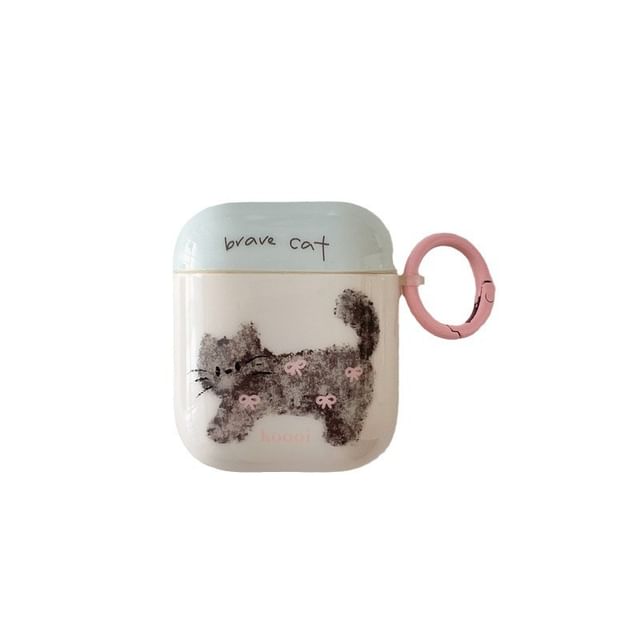 Cat AirPods / Pro Earphone Case Skin / Charm / Set