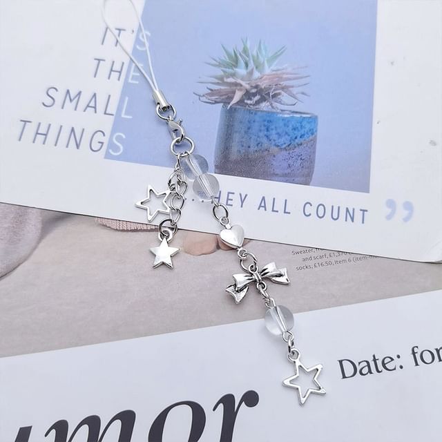 Bow Star Phone Charm / Bag Charm