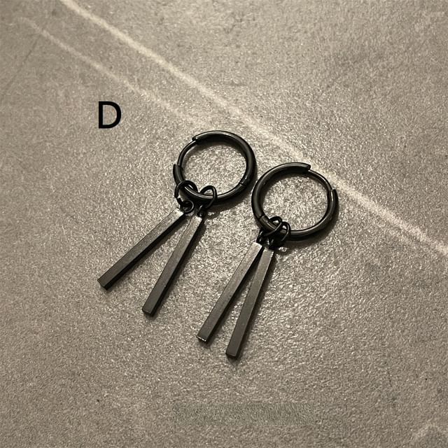 Stainless Steel Drop Earring (Various Designs)