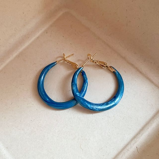 Earring Hoop Glitter