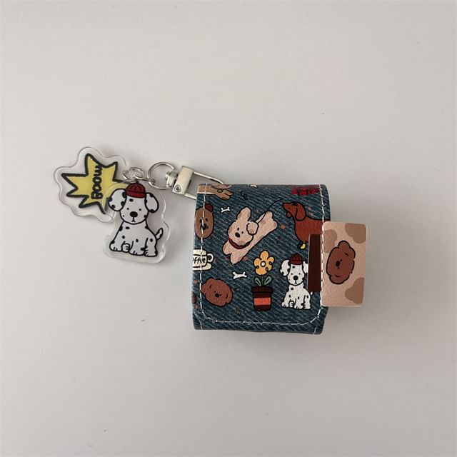 Dog Denim AirPods / Pro Earphone Case Skin / Charm / Set