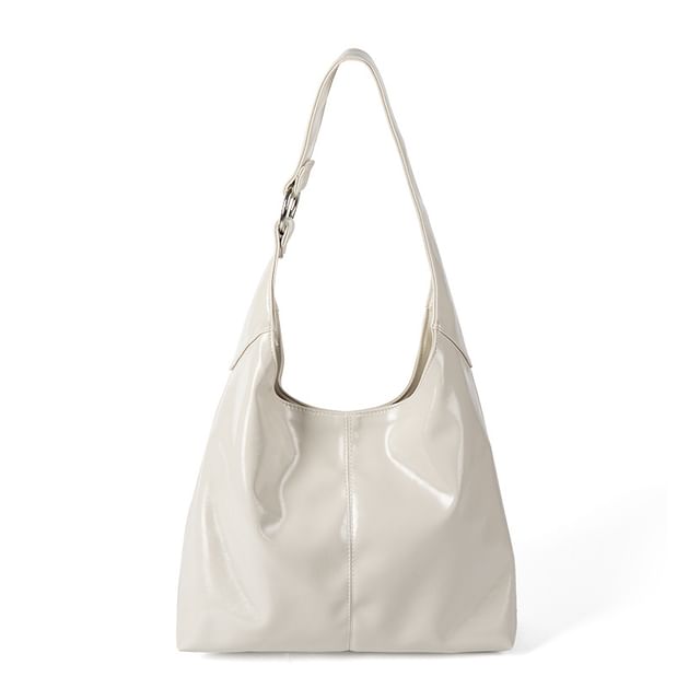 Faux Leather Shoulder Bag