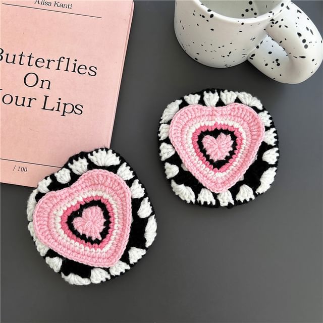 Heart Knit AirPods Max Earphone Case Skin