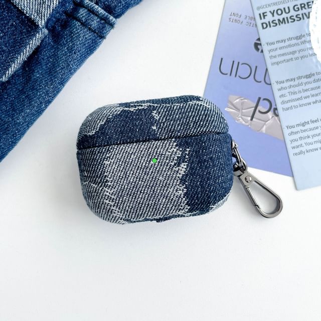 Denim Panel AirPods / Pro Earphone Case Skin