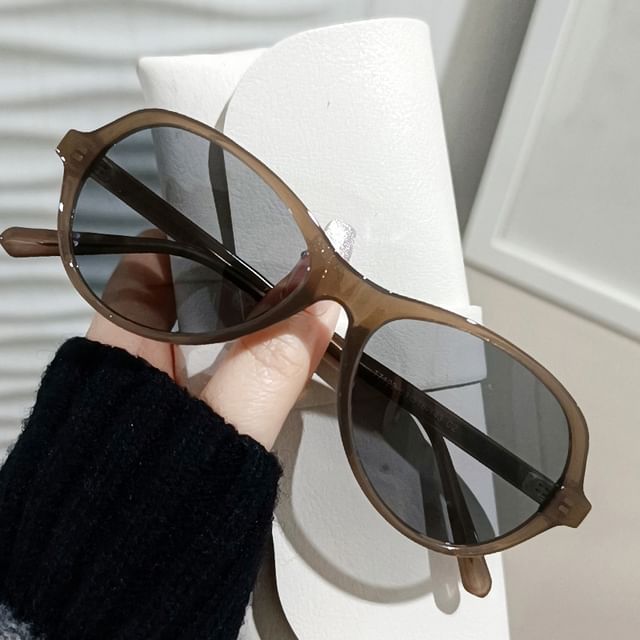 Plain Sunglasses Round