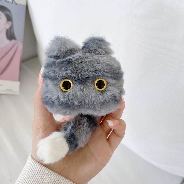 Fluffy Cartoon Tiger AirPods Earphone Case Protection Cover