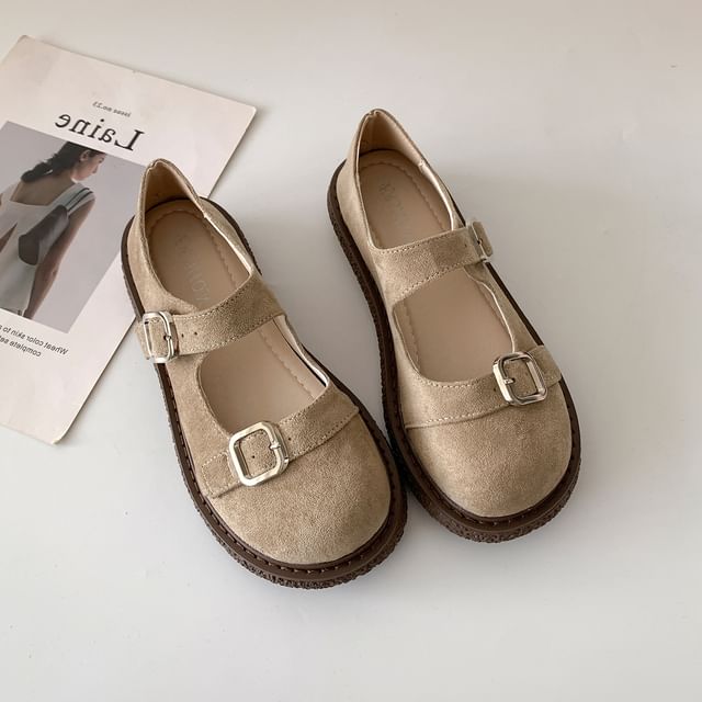 Buckled Mary Jane Sandals