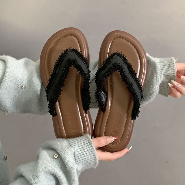 Frayed Flip Flops