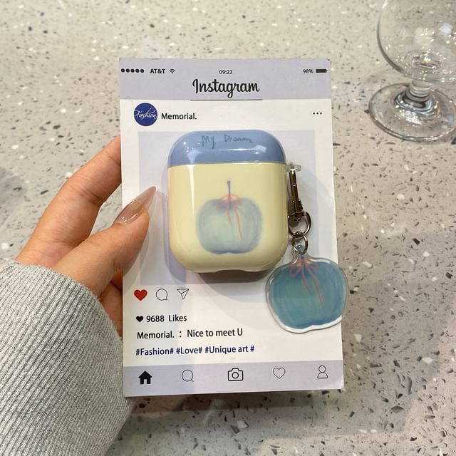 Apple AirPods Earphone Case Skin / Charm / Set