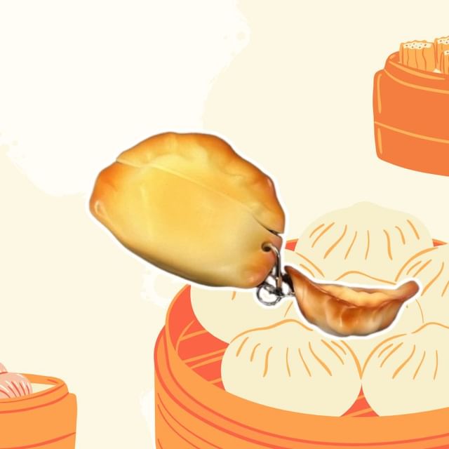 Dumpling Apple AirPods / Pro Earphone Case Skin / Charm / Set