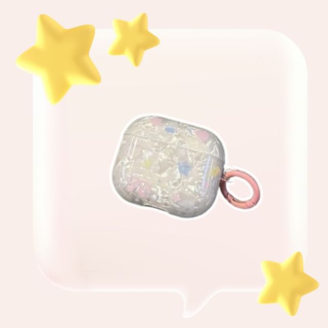 Star AirPods Earphone Case Skin / Charm / Set