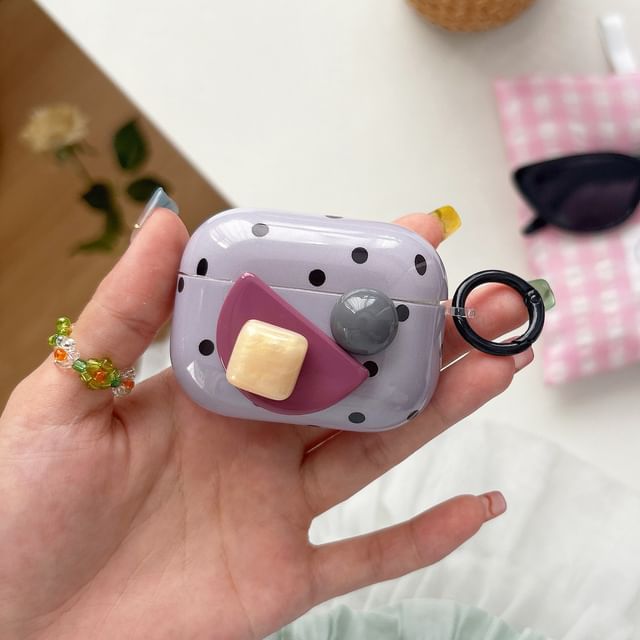 Polka Dot / Geometric Bead Polka Dot Apple AirPods / Pro Earphone Case Skin