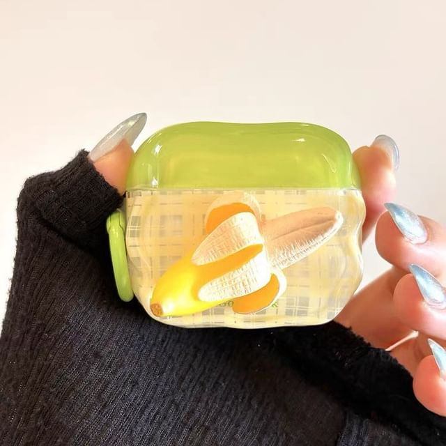 Banana Apple AirPods / Pro Earphone Case Skin / Charm / Set