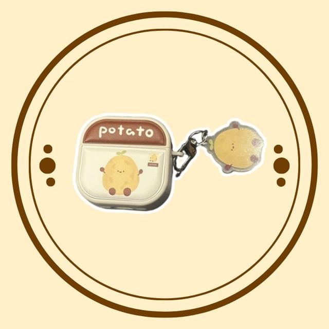 Potato Apple AirPods / Pro Earphone Case Skin / Charm / Set