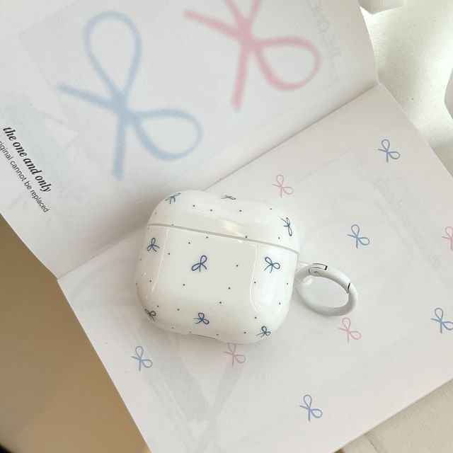 Bow Apple AirPods / Pro Earphone Case Skin / Charm / Set