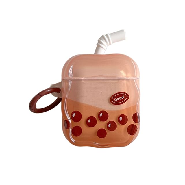 Bubble Tea Apple AirPods / Pro Earphone Case Skin / Charm / Set
