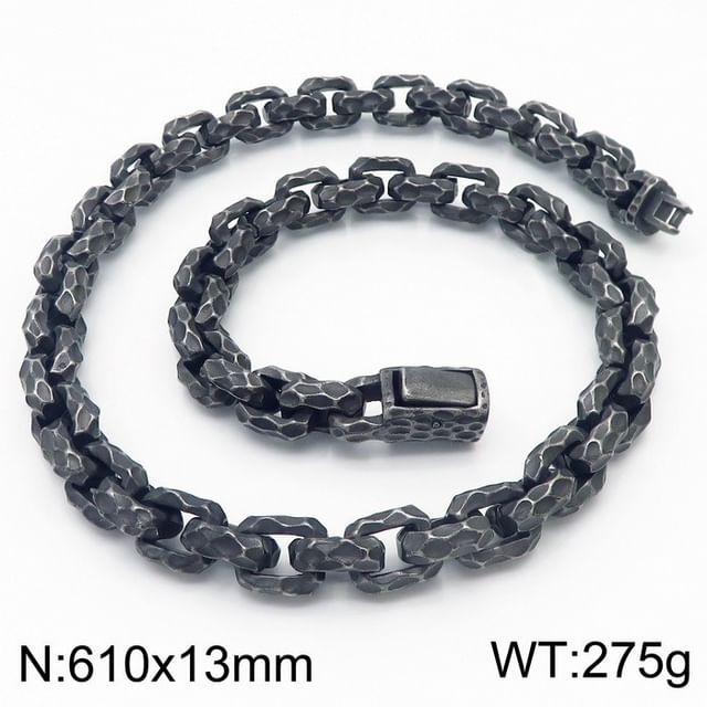 Textured Chunky Chain Necklace