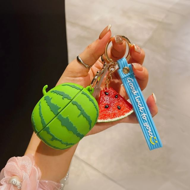 Watermelon Apple AirPods / Pro Earphone Case Skin / Strap / Charm / Set