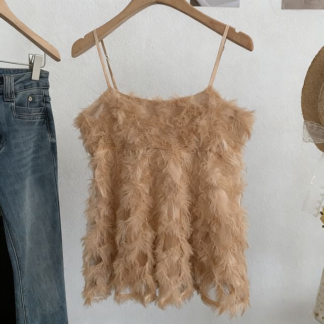 Square Neck Lace Camisole Top
