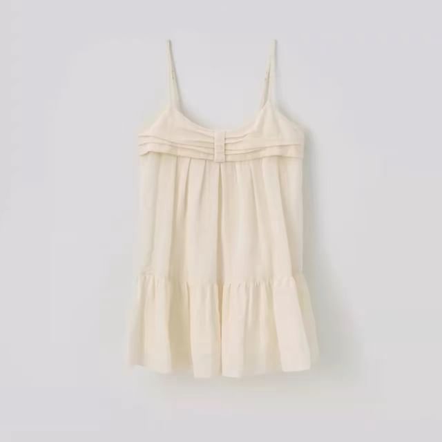 Ruched Scoop Neck Spaghetti Strap Tunic