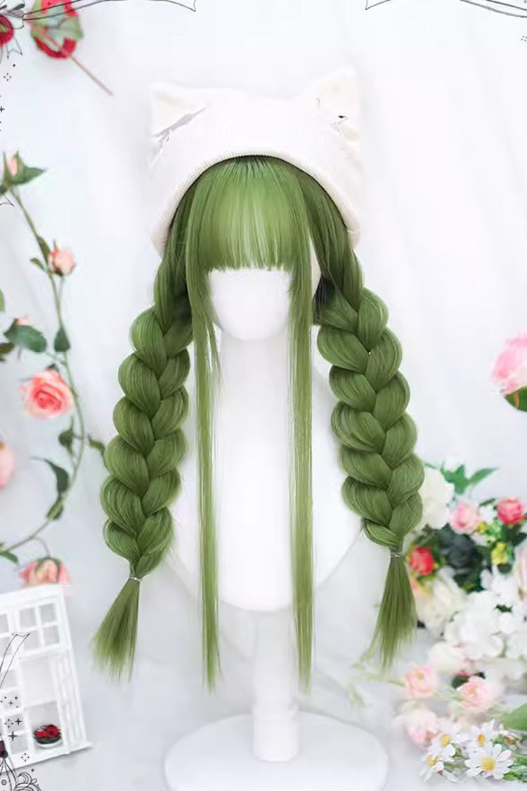 Sweet Lolita Long Straight Wig in Avocado Green