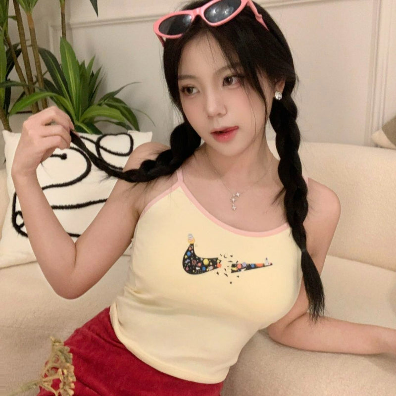 Sweet Cartoon Printing Top KI465