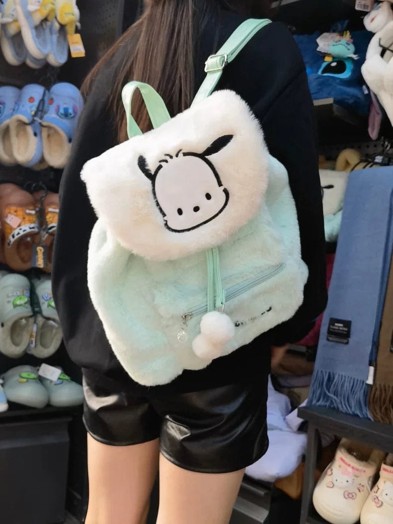 Sac à dos en peluche avec personnages authentiques