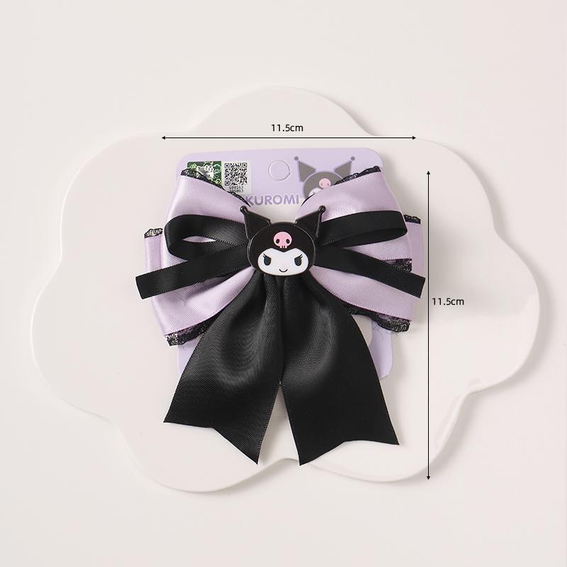 Accessoires pour cheveux violets et noirs en forme de diable kawaii ON1403