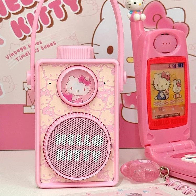 Kawaii Red Kitty Bluetooth Speaker