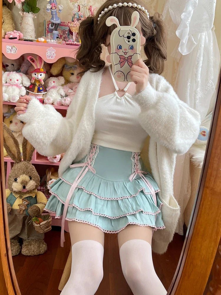 Babydoll corset skirt - corset - skirt - corsetry - fairy kei - kawaii