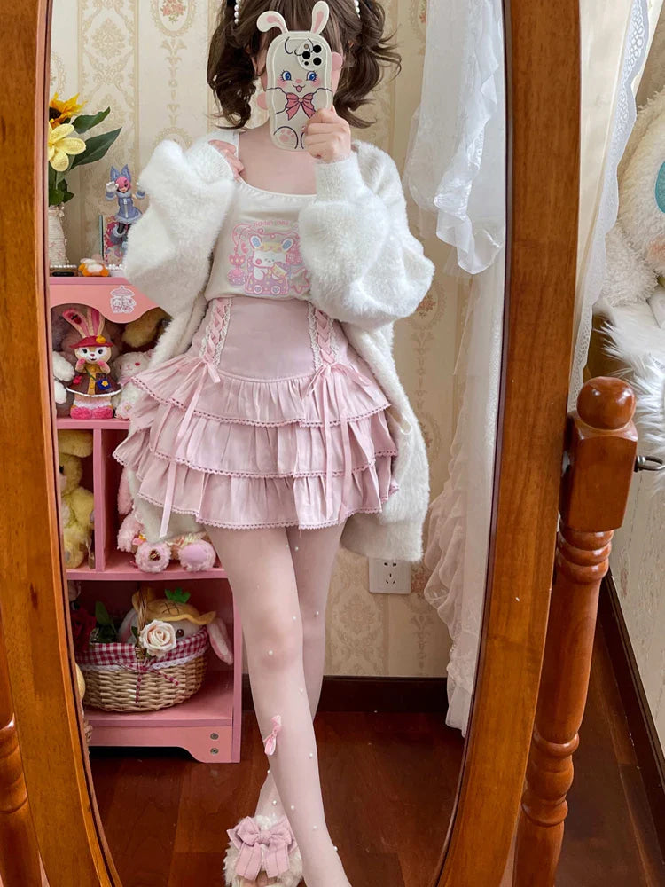 Babydoll corset skirt - corset - skirt - corsetry - fairy kei - kawaii