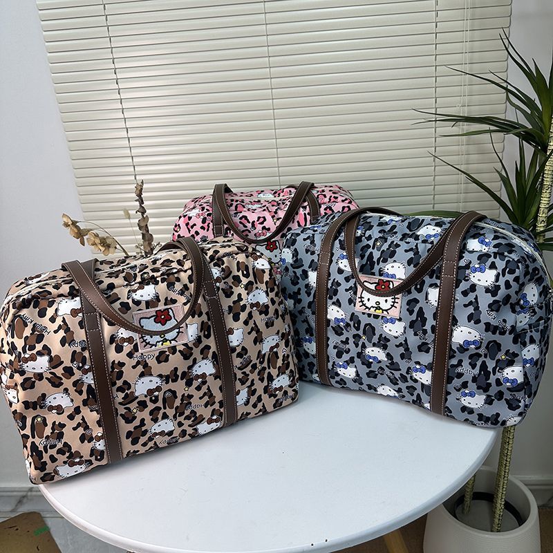 Kitty Leopard Travel Bag