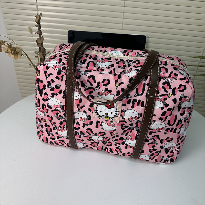 Kitty Leopard Travel Bag