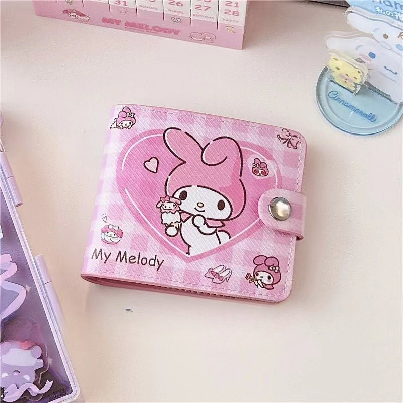 Cartoon Double-sided Coin Portable Wallet