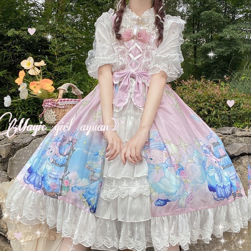 Bunny Star Kingdom Lolita Dress - Kawaii Babe