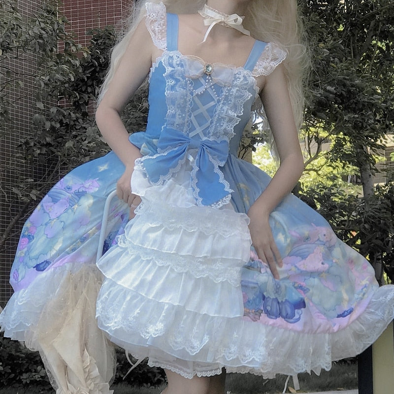Bunny Star Kingdom Lolita Dress - Kawaii Babe
