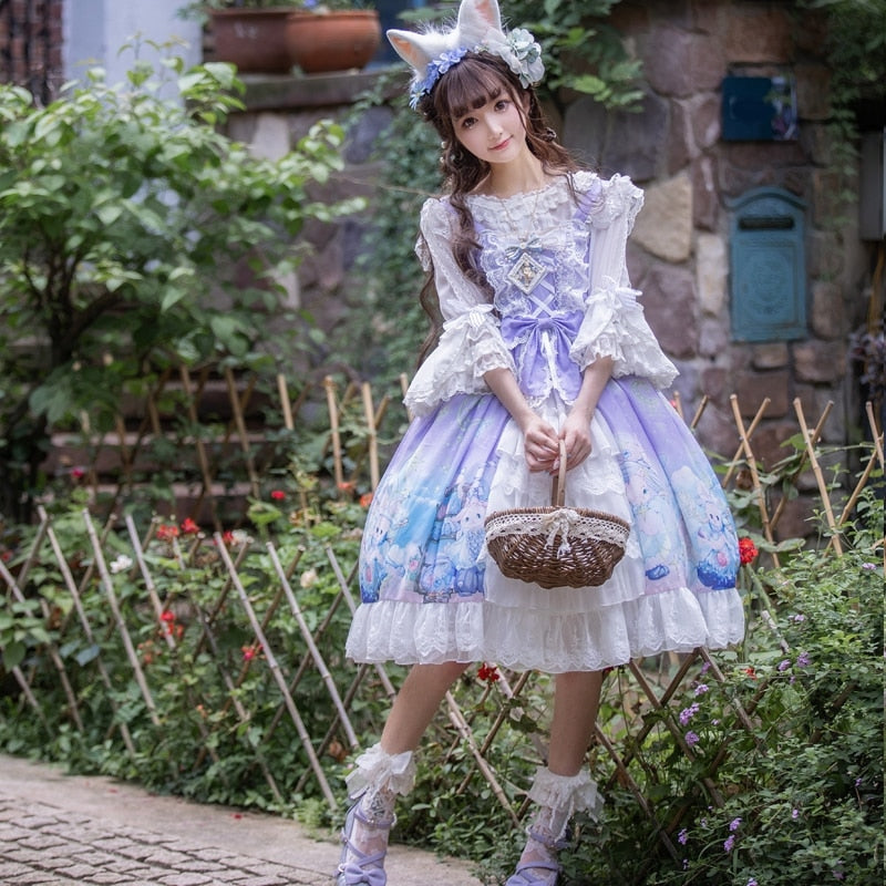 Bunny Star Kingdom Lolita Dress - Kawaii Babe