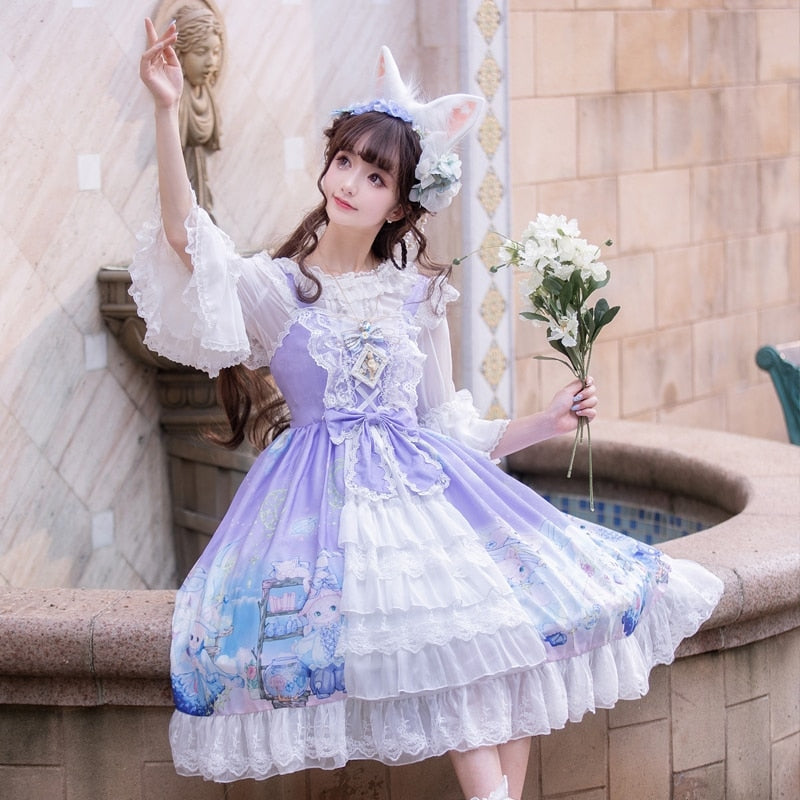 Bunny Star Kingdom Lolita Dress - Kawaii Babe