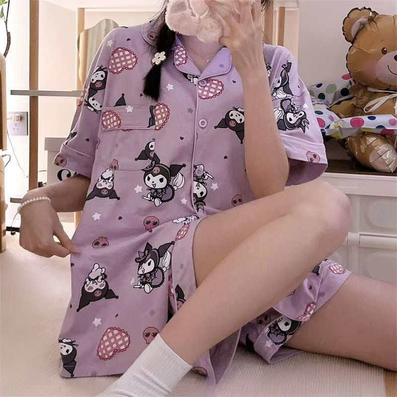 Cartoon Loungewear Pajamas Set KI602