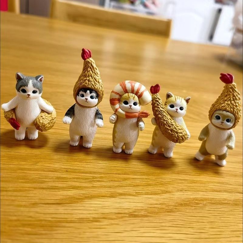 Kawaii Fried Shrimp Shark Cat Blind Box KI578