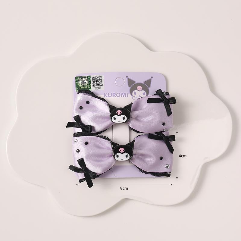 Accessoires pour cheveux violets et noirs en forme de diable kawaii ON1403