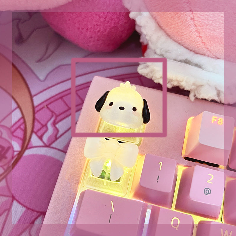 Characters Clear Keycaps - Lovesickdoe