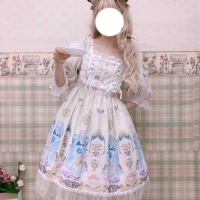 Celestial Symphony Lolita Dress - angel dress, angelic, angelic angels, celestial